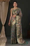 Woven Design Organza Saree